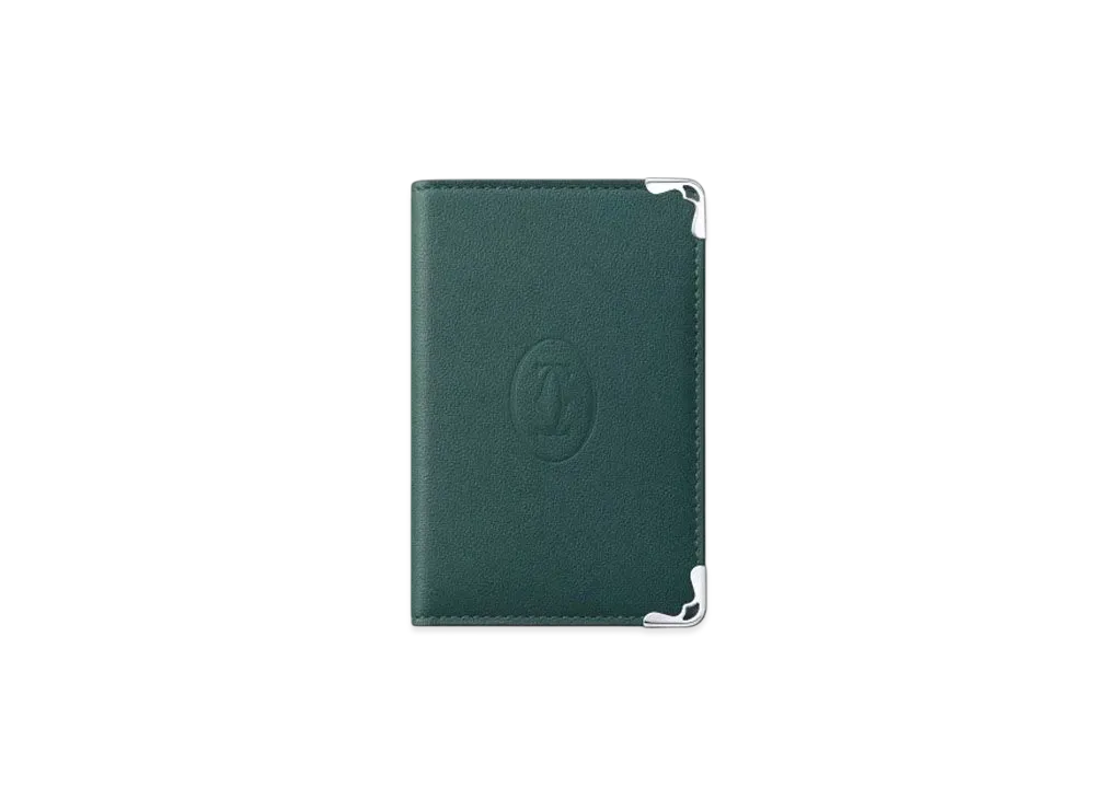 Cartier 4-Credit Card Holder, Must de Cartier "Pine Green"