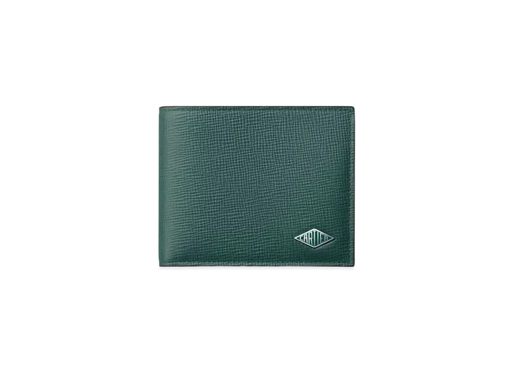 Cartier Losange Small Leather Goods, Card Holder "Pine Green"