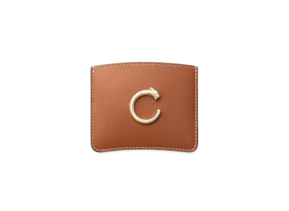 Cartier Simple Card Holder, Panthere de Cartier "Caramel"