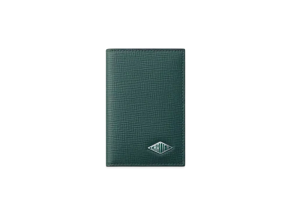 Cartier 4 Credit Card Holder, Cartier Losange "Pine Green"