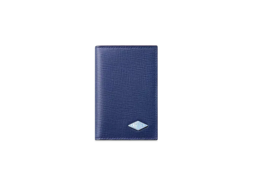 Cartier 4 Credit Card Holder Cartier Losange "Deep Blue"