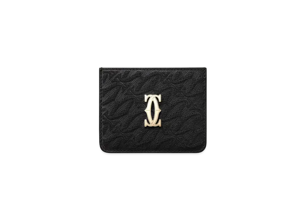Cartier Simple Card Holder C de Cartier "Black"