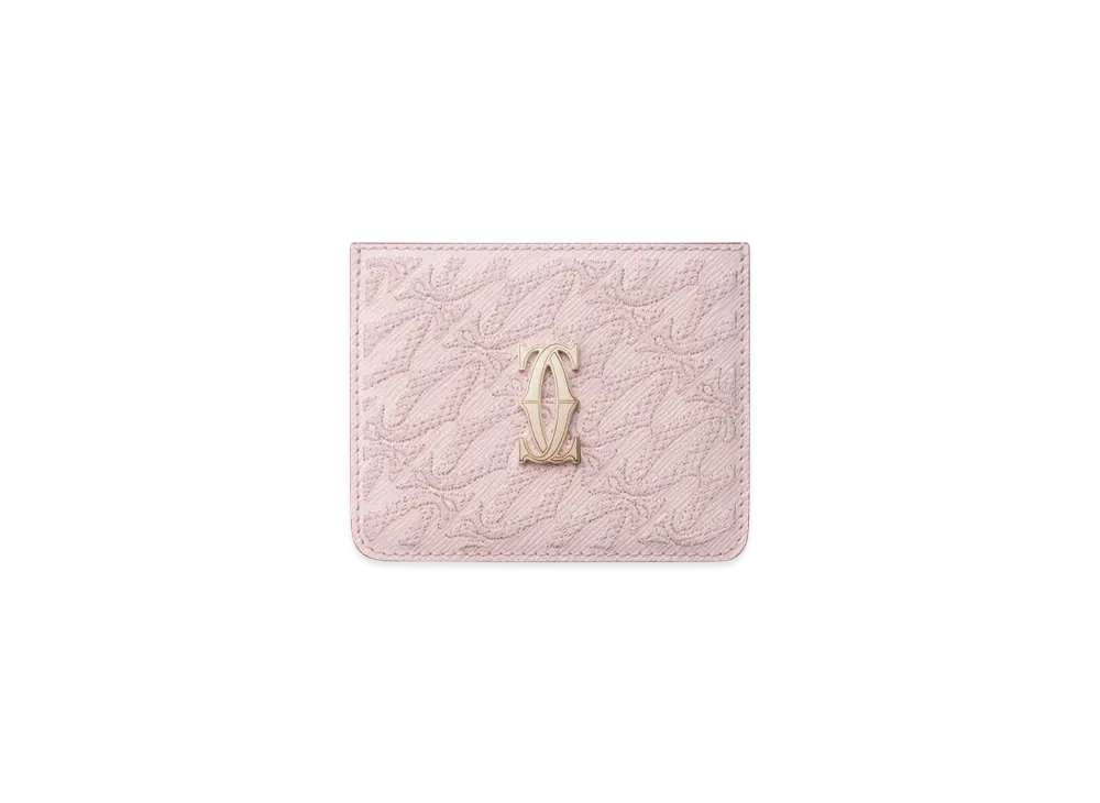 Cartier Simple Card Holder C de Cartier "Petal Pink"