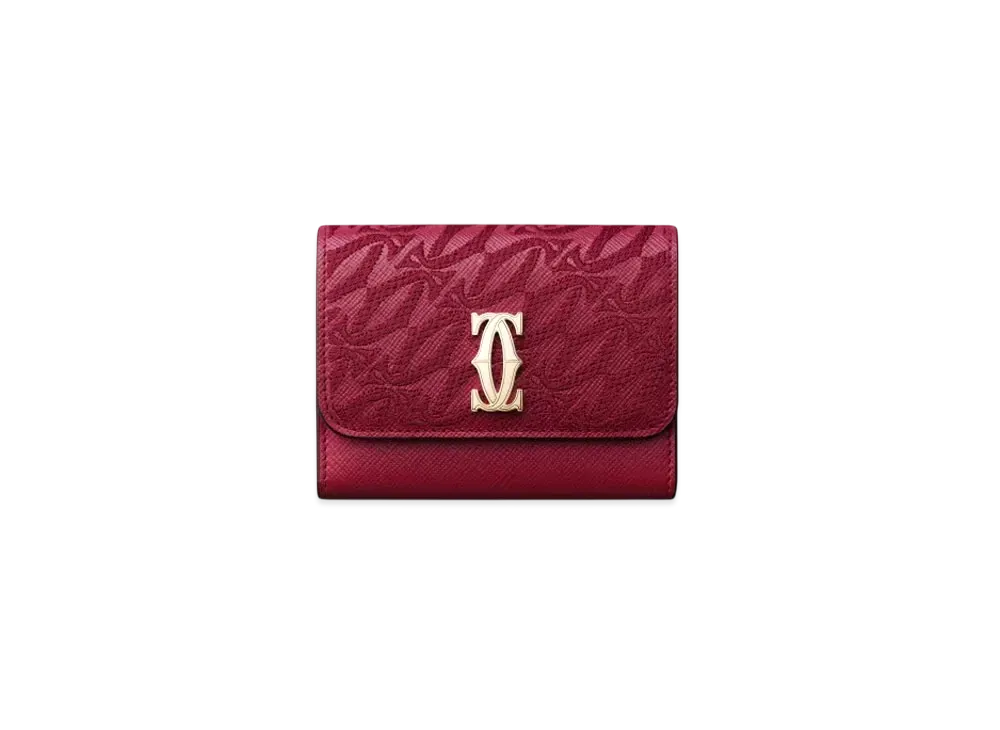 Cartier Mini Wallet C de Cartier "Cherry Red"