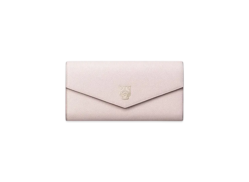 Cartier International Wallet with Flap Panthere Graphique de Cartier "Petal Pink"