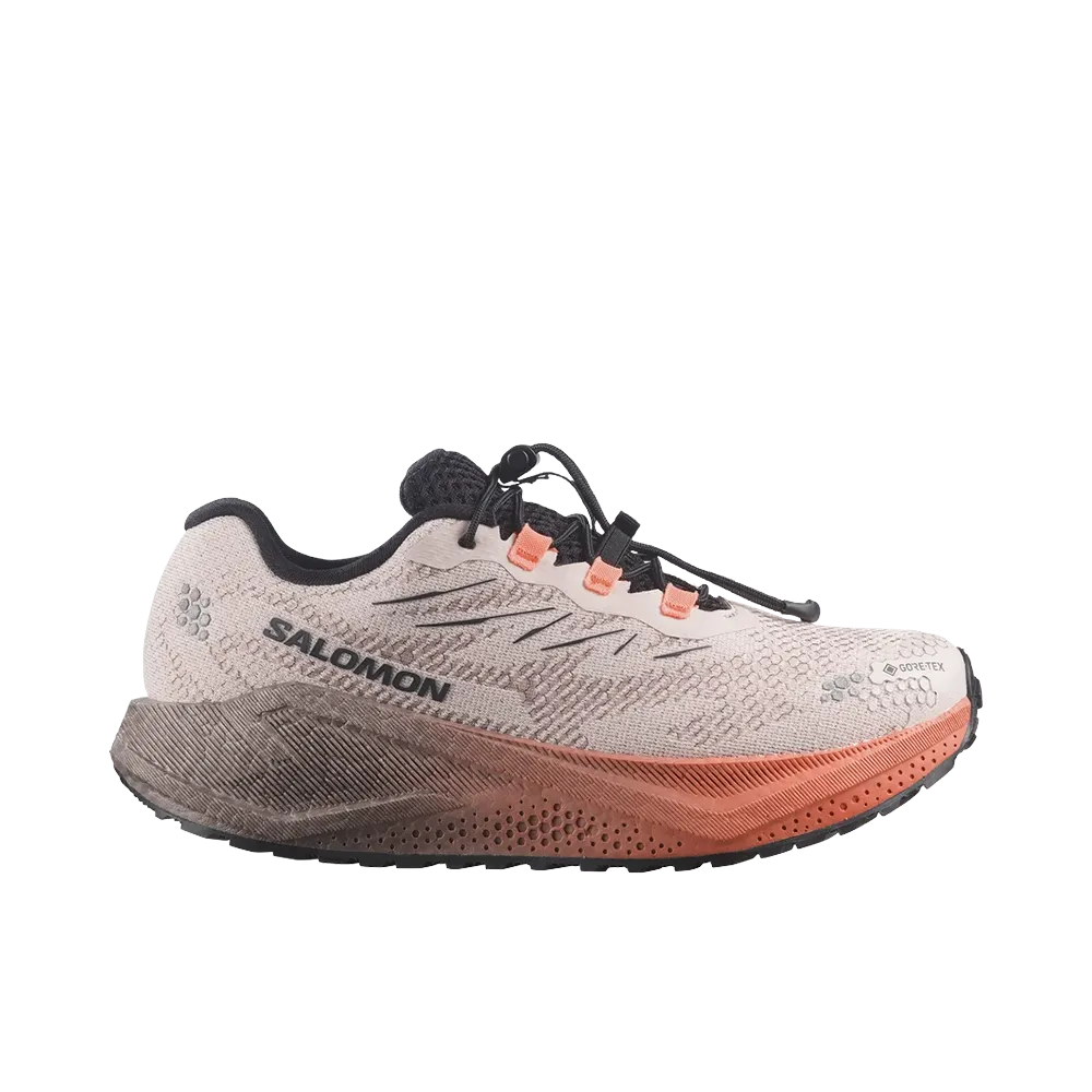 Salomon Women's Aero Blaze 4 GRVL GORE-TEX "Rainy Day/Black/Nectarine"