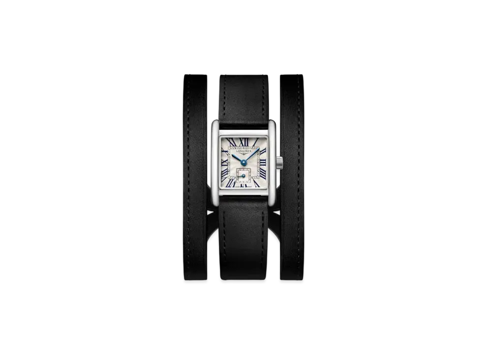 Longines Dolce Vita Mini 21.50 x 29mm "Stainless Steel/Black/Silver Franke" L5.200.4.71.0
