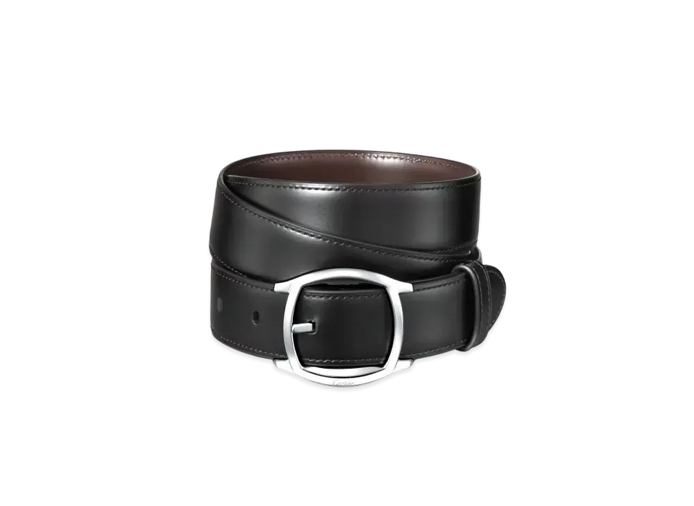 Cartier Belt, Drive de Cartier "Black/Brown/Palladium"