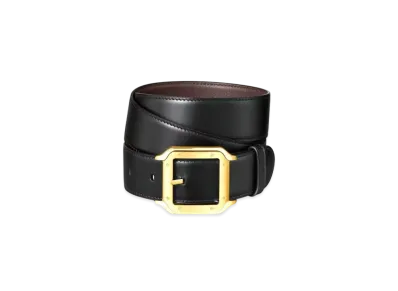 Cartier Belt, Santos de Cartier "Black/Ebony/Gold"