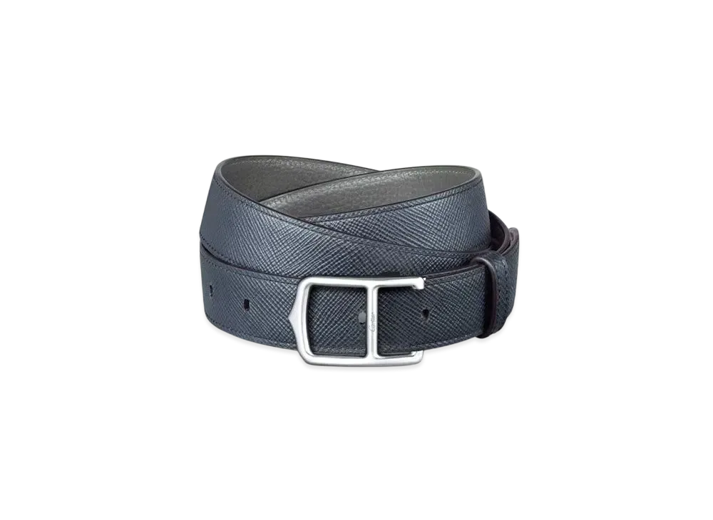 Cartier C Belt "Navy Blue/Charcoal Gray/Palladium"
