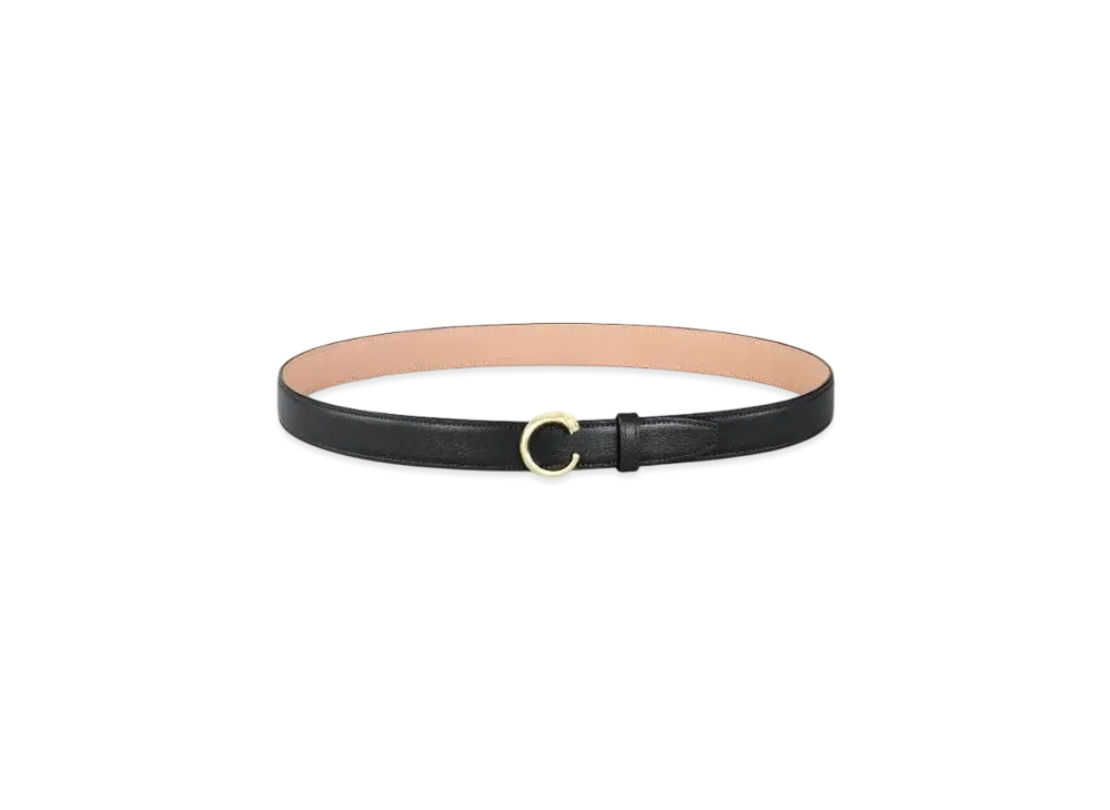 Cartier Belt, Panthere de Cartier, Size S (75cm) "Black/Gold"