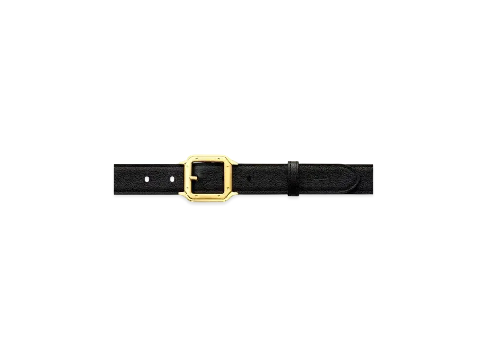 Cartier Belt, Santos de Cartier "Black/Brown/Gold"
