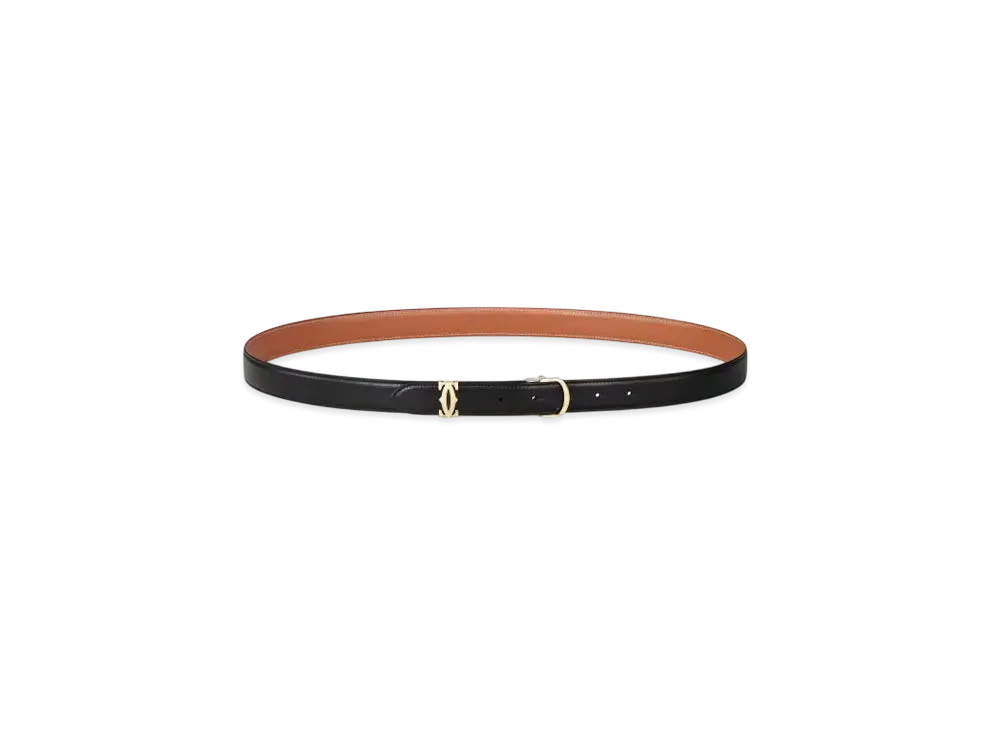Cartier C de Cartier Belt "Black/Camel/Gold"