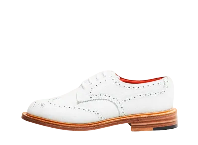 Tricker’s Women's Anne 6230 Scotch Grain "White" L5679 Leather Sole