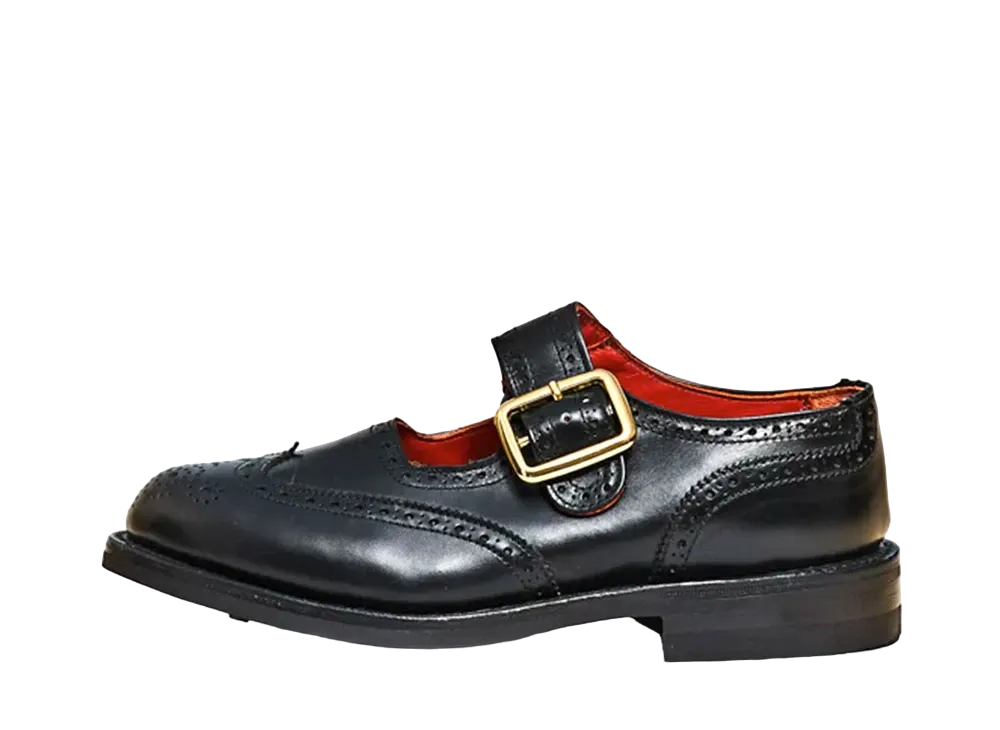 Tricker’s Women's Mary Jane 6230 Calf "Black" L6011 Dainite Sole