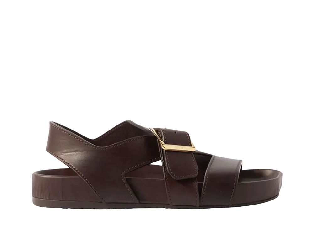 LOEWE Women's Ease Buckle Sandal In Vegetal Calfskin "Hose"
