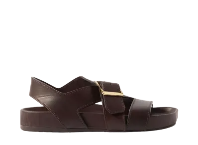 LOEWE Women's Ease Buckle Sandal In Vegetal Calfskin "Hose"