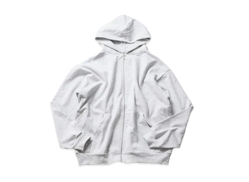 Los Angeles Apparel 14.0Oz Heavy Fleece Zip Up Hood Sweat "Ash Grey"