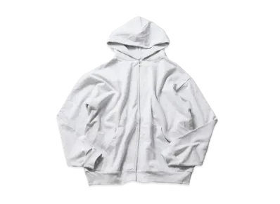 Los Angeles Apparel 14.0Oz Heavy Fleece Zip Up Hood Sweat "Ash Grey"