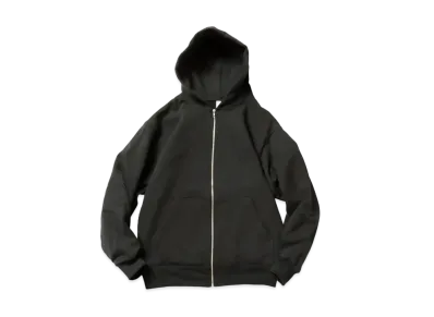 Los Angeles Apparel 14Oz Heavy Fleece Zip Up Hooded Sweatshirt Zip Hoodie "Black"