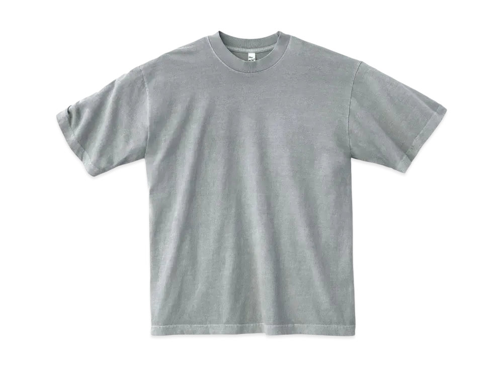 Los Angeles Apparel 6.5oz Garment Dye Crew Neck T-Shirt "Dark Silver"
