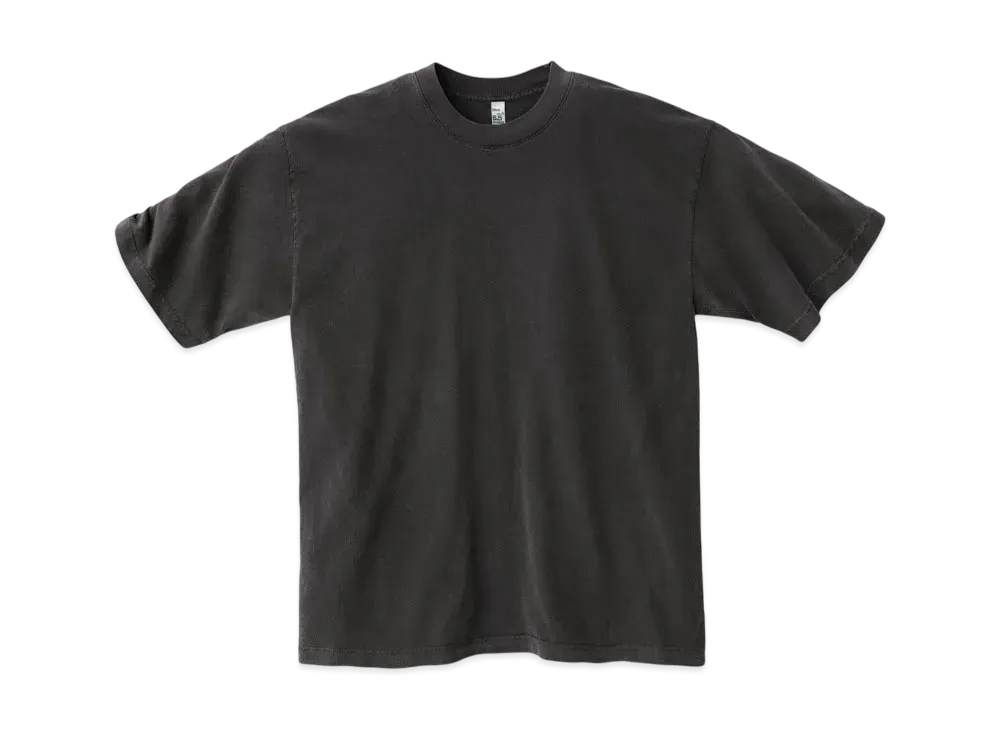 Los Angeles Apparel 6.5oz Garment Dye Crew Neck T-Shirt "Vintage Black"