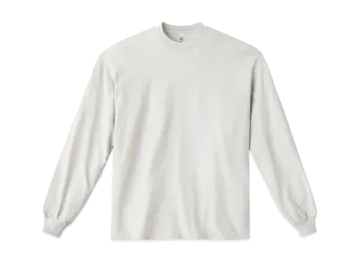 Los Angeles Apparel 6.5oz Long Sleeve Garment Dye Crew Neck T-Shirt "Cement"