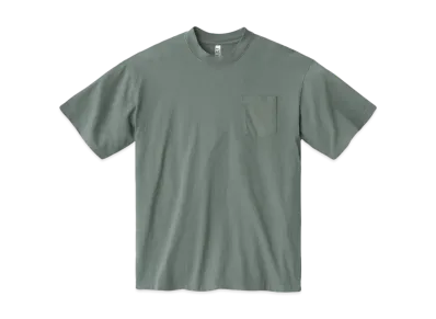 Los Angeles Apparel Short Sleeve Garment Dye Pocket T-Shirt "Atlantic Green"