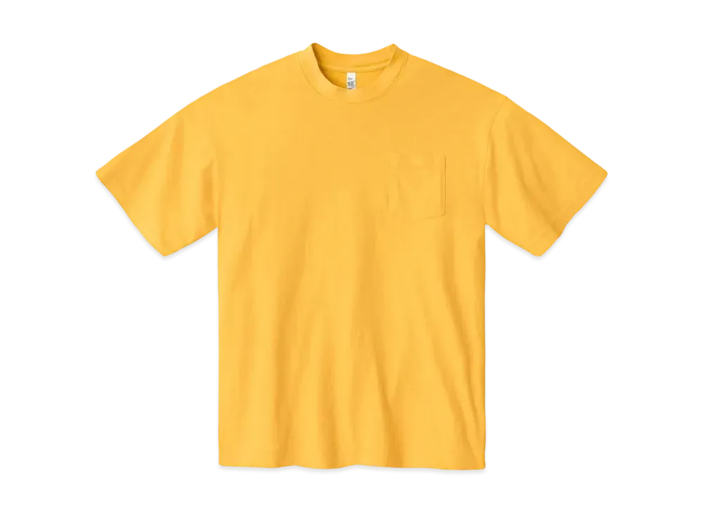 Los Angeles Apparel Short Sleeve Garment Dye Pocket T-Shirt "Gold"