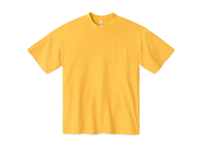 Los Angeles Apparel Short Sleeve Garment Dye Pocket T-Shirt "Gold"