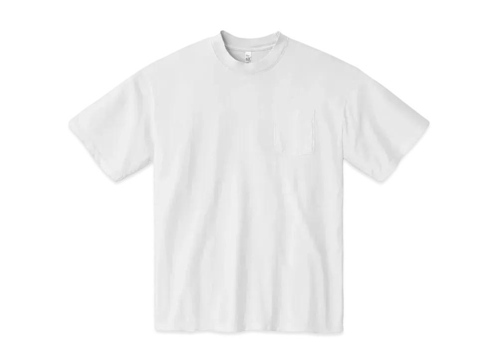 Los Angeles Apparel Short Sleeve Garment Dye Pocket T-Shirt "White"