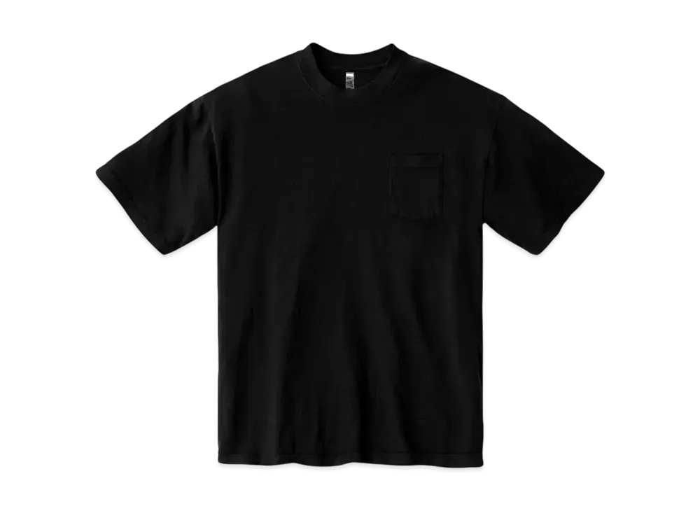 Los Angeles Apparel Short Sleeve Garment Dye Pocket T-Shirt "Black"