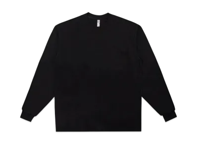 Los Angeles Apparel Long Sleeve Garment Dye Pocket T-Shirt "Black"
