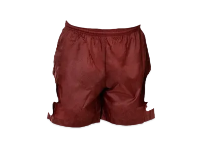 Los Angeles Apparel Men's Nylon Taffeta Wide Shorts "Mahogany"
