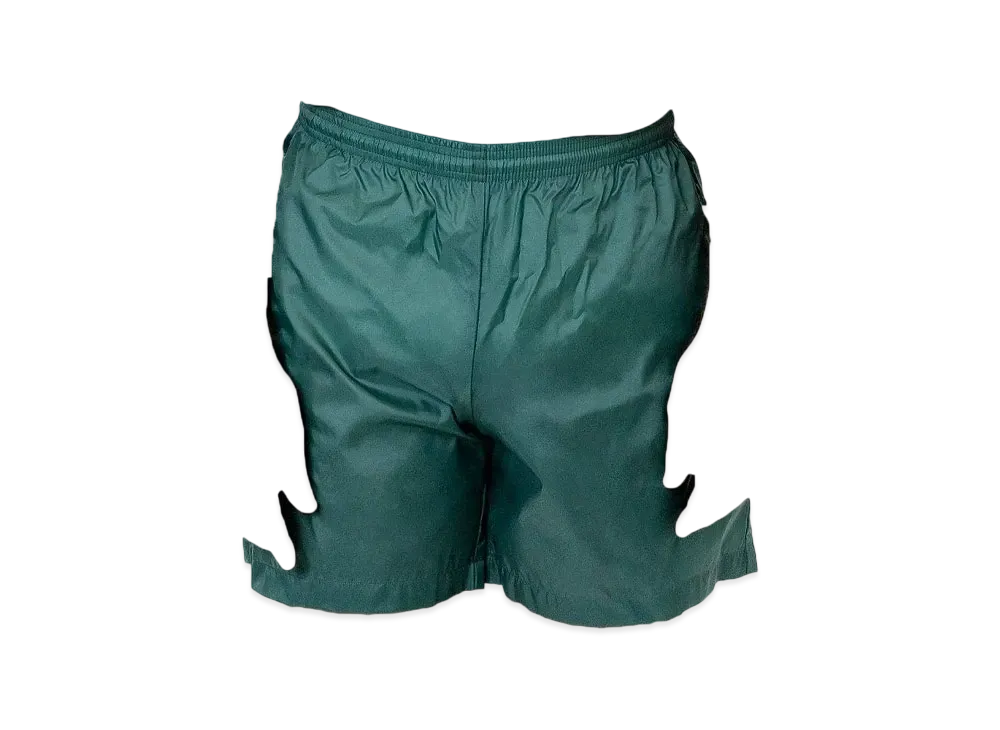 Los Angeles Apparel Men's Nylon Taffeta Wide Shorts "Blue Algae"