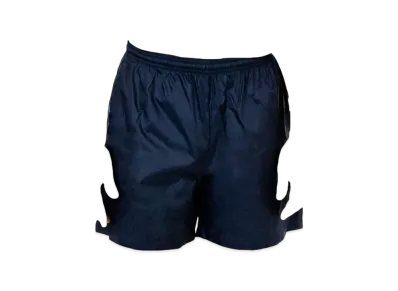 Los Angeles Apparel Men's Nylon Taffeta Wide Shorts "Midnight Navy"