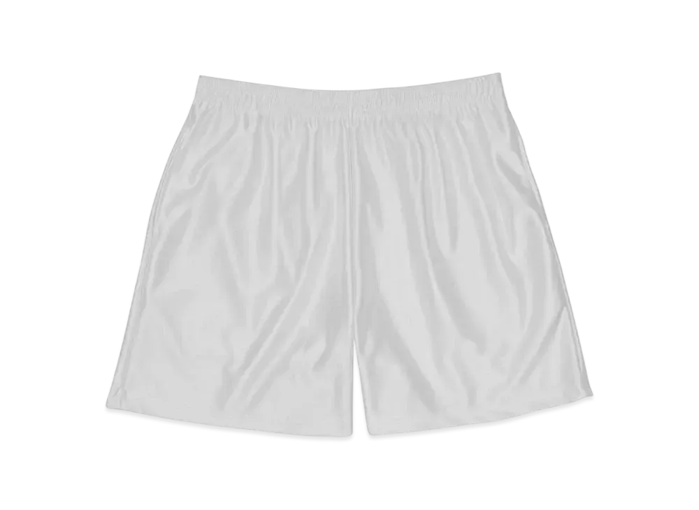 Los Angeles Apparel Heavy Dazzle Athletic Shorts "White"