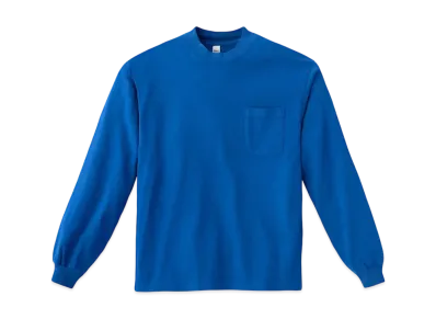 Los Angeles Apparel 8.5 oz. Heavy Jersey Boxy Work Shirt "Cerulean Blue"