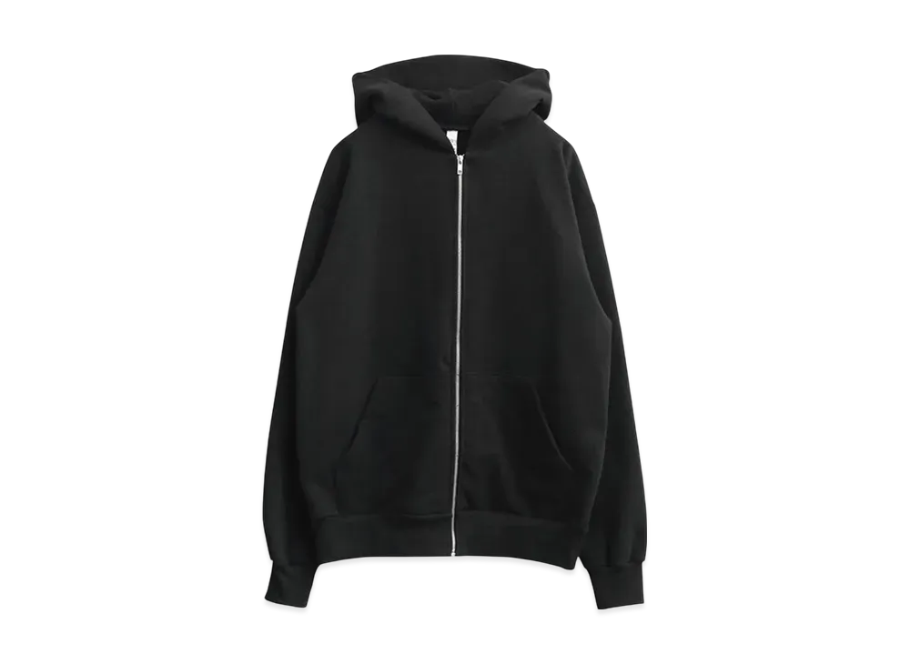 Los Angeles Apparel 14OZ Heavy Fleece Zip-Up Hoodie Made In USA "Black"
