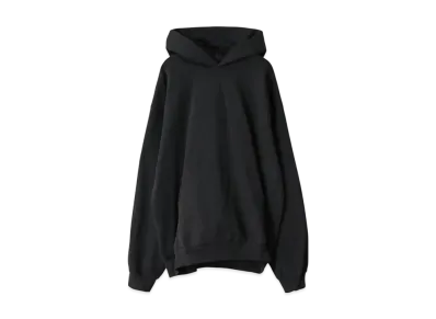 Los Angeles Apparel 14OZ Garment Dyed Heavy Fleece Hooded Pullover Sweatshirt Made In USA "Off Black"