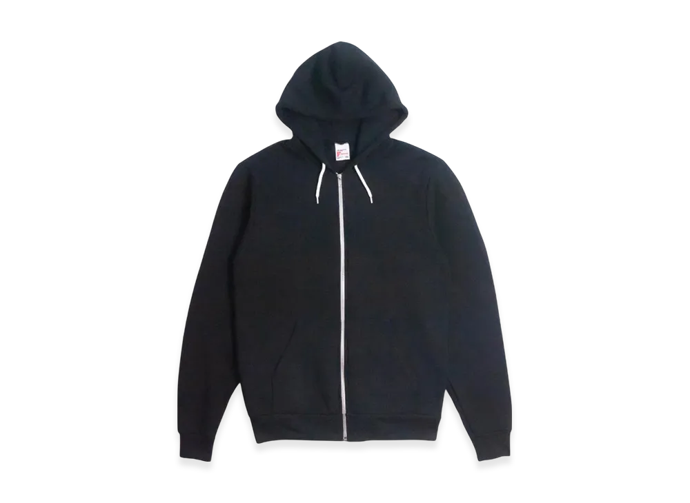 Los Angeles Apparel Flex Fleece Zip-Up Hoodie "Black"