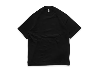 Los Angeles Apparel 6.5OZ Garment Dyed Crew Neck Short Sleeve T-Shirt "Black"