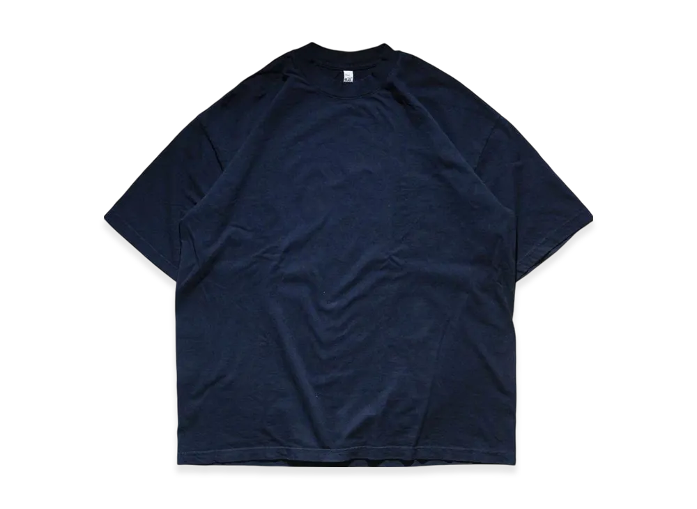 Los Angeles Apparel 6.5OZ Garment Dyed Crew Neck Short Sleeve T-Shirt "Navy"