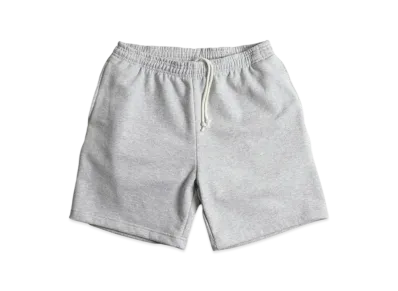 Los Angeles Apparel 14OZ Heavy Fleece Sweat Shorts Piece Dye "Ash Grey"