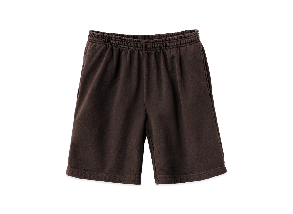 Los Angeles Apparel 14OZ Heavy Fleece Sweat Shorts Garment Dye "Chocolate"