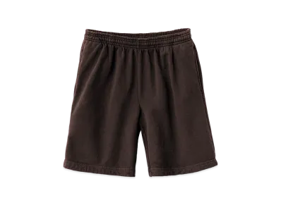 Los Angeles Apparel 14OZ Heavy Fleece Sweat Shorts Garment Dye "Chocolate"