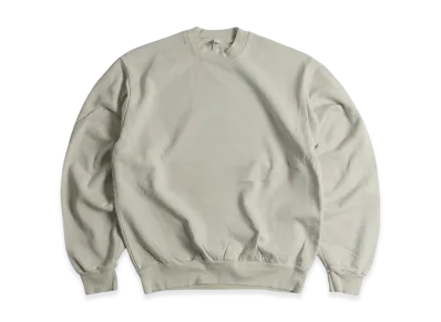 Los Angeles Apparel 14OZ Heavy Fleece Crew Neck Sweatshirt Special Order Overdyed "Cement"