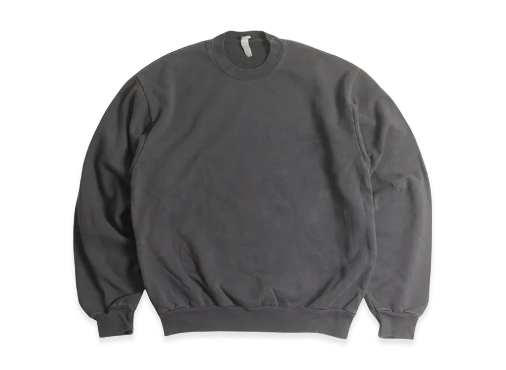 Los Angeles Apparel 14OZ Heavy Fleece Crew Neck Sweatshirt Special Order Overdyed "Dolphin Blue"