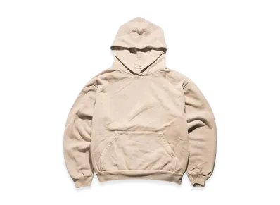 Los Angeles Apparel 14OZ Heavy Fleece Pullover Hooded Sweatshirt Special Order Overdyed "Mushroom"