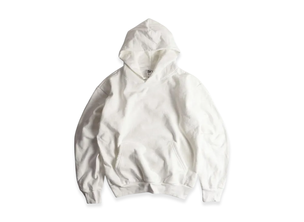 Los Angeles Apparel 14OZ Heavy Fleece Pullover Hooded Sweatshirt "White"